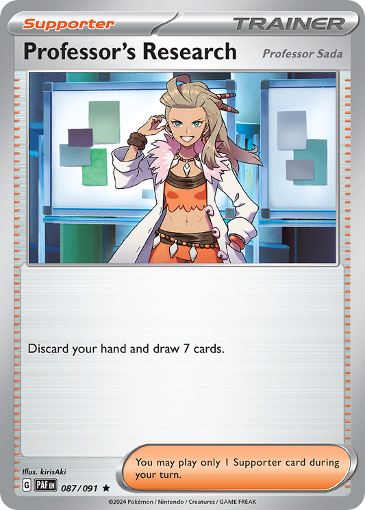 Professor's Research - Paldean Fates (sv4pt5-87)