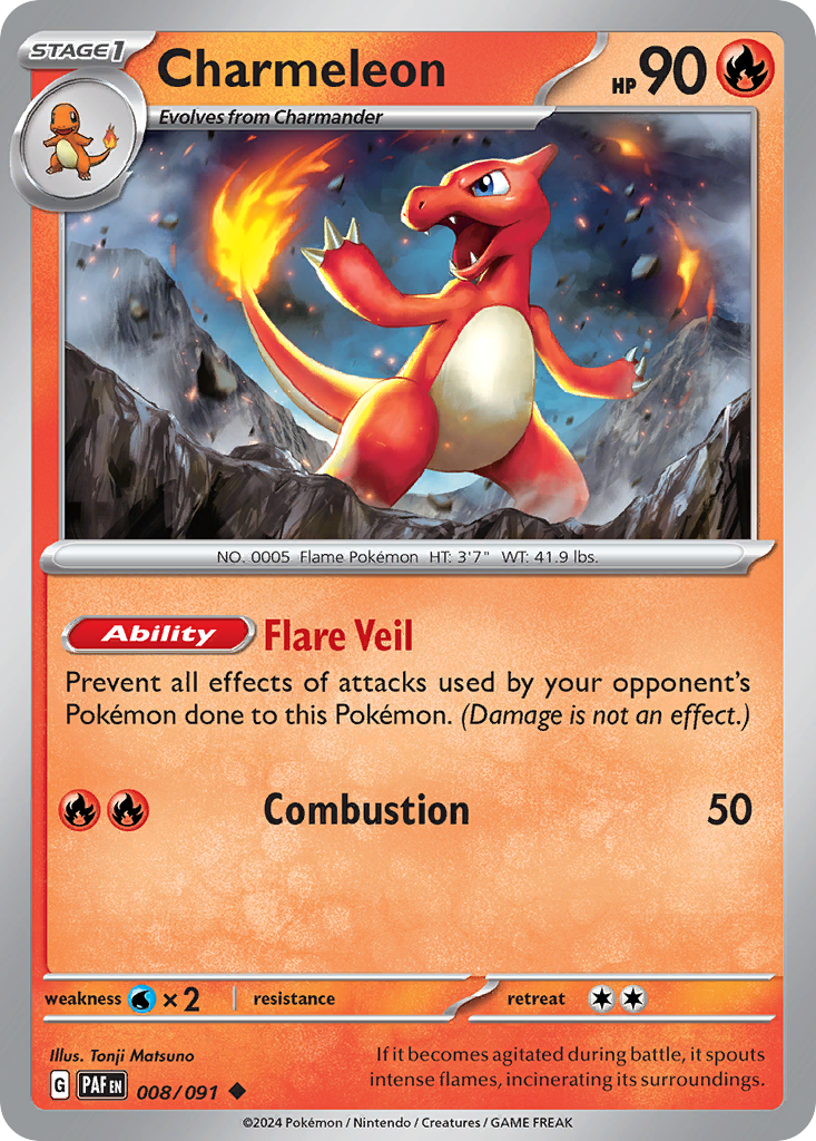 Charmeleon - Paldean Fates (sv4pt5-8)