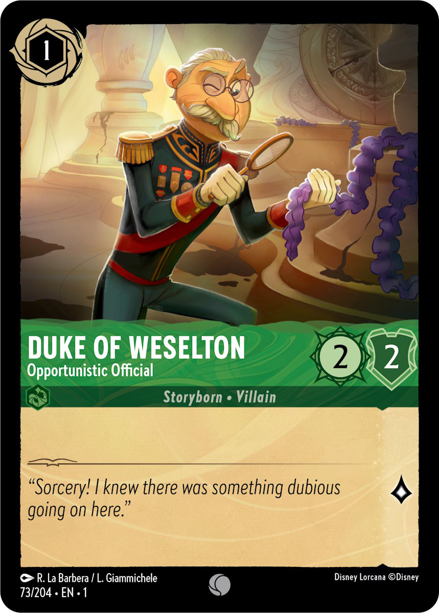 Duke Of Weselton - Opportunistic Official - The First Chapter (73)